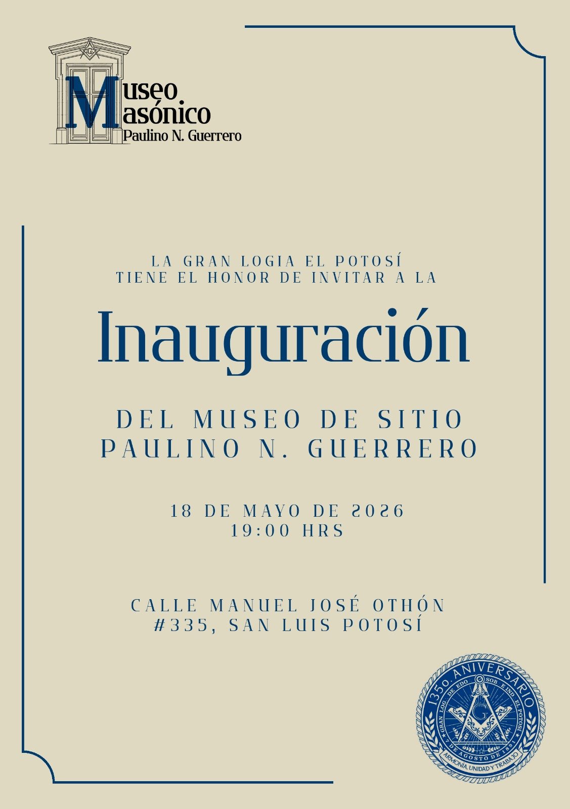 Inauguración del Museo Paulino N. Guerrero